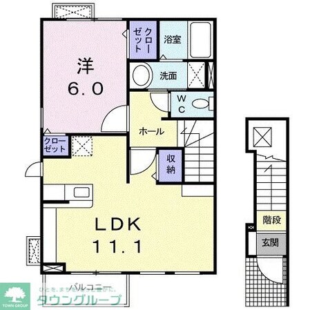 パセーオ IIの物件間取画像